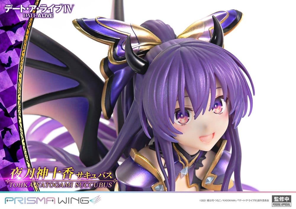 Date A Live Prisma Wing PVC Statue 1/7 Tohka Yatogami Succubus 25 cm