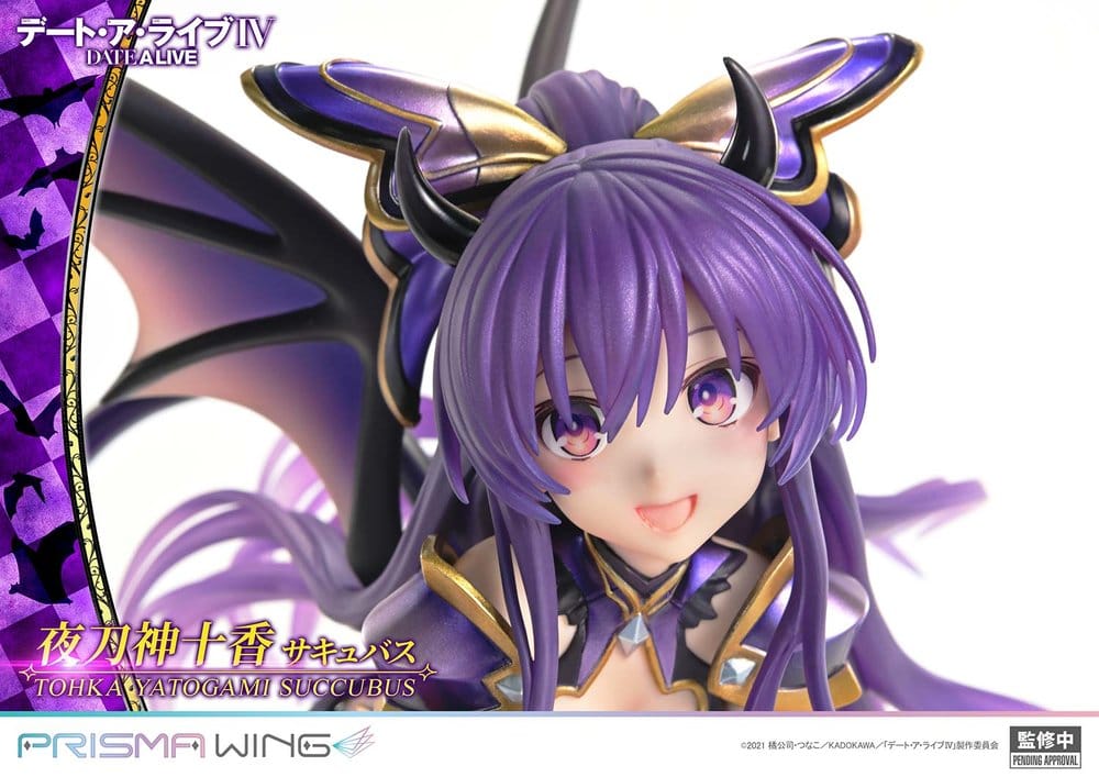 Date A Live Prisma Wing PVC Statue 1/7 Tohka Yatogami Succubus 25 cm