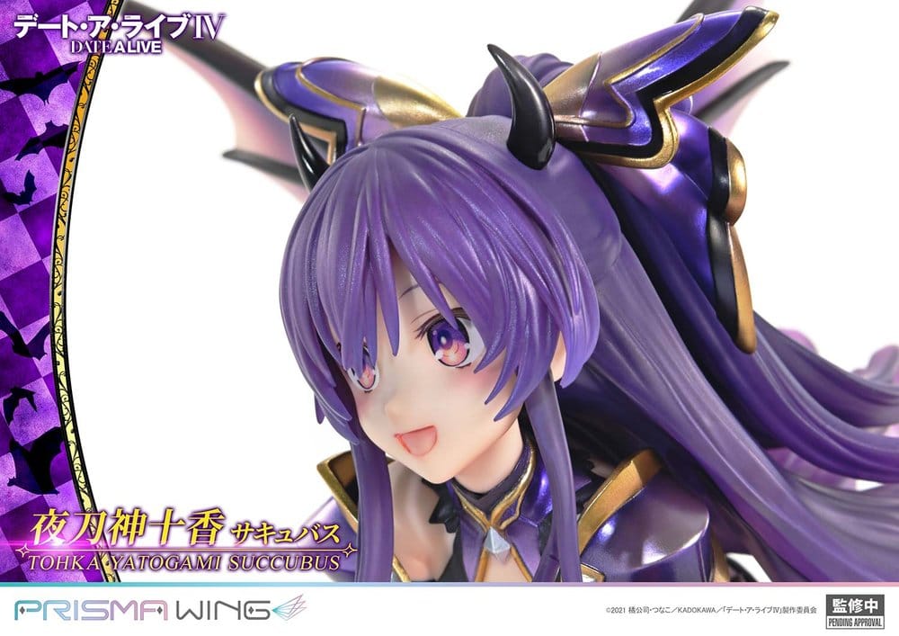 Date A Live Prisma Wing PVC Statue 1/7 Tohka Yatogami Succubus 25 cm