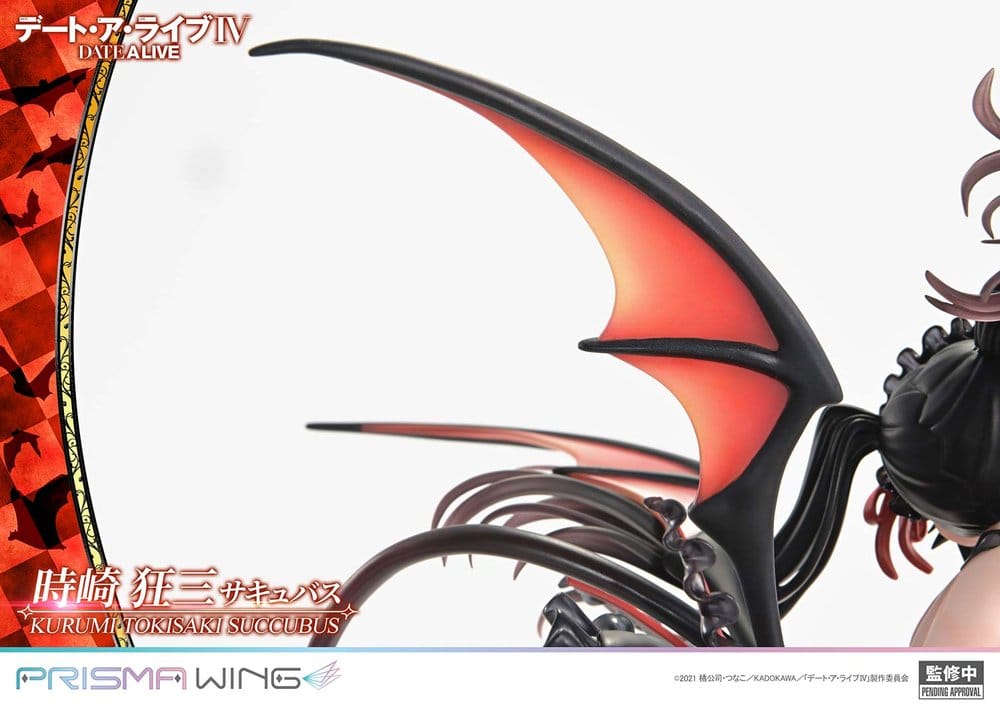 Date A Live Prisma Wing PVC Statue 1/7 Kurumi Tokisaki succubus 25 cm