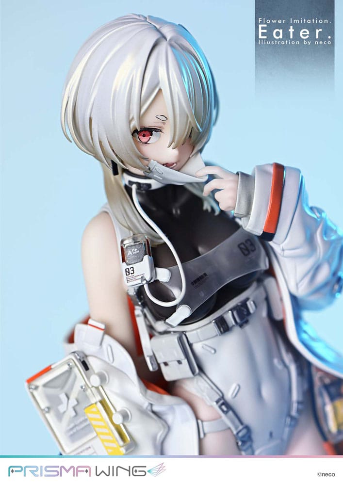 Flower Imitation Prisma Wing PVC Statue 1/7 Eater Illustration by neco 32 cm