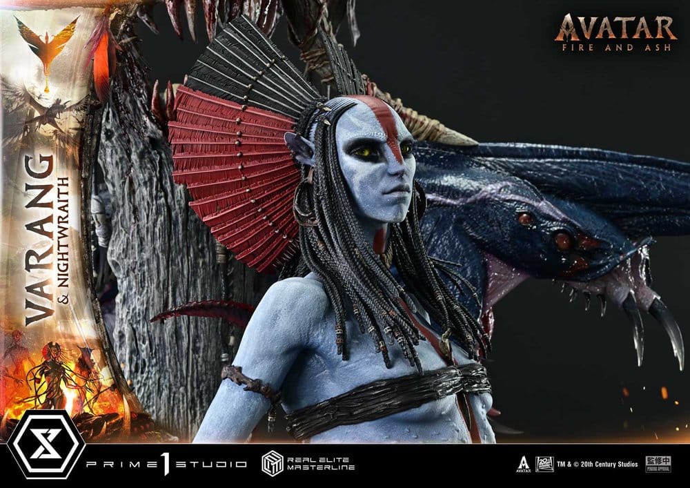 Avatar: Fire and Ash (Film) Real Elite Masterline Series Statue 1/4 Varang & Nightwraith Avatar Legacy Collection Bonus Version 96 cm