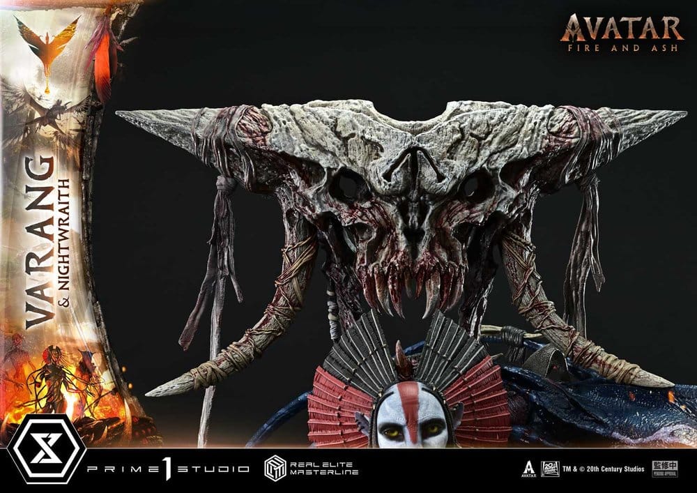 Avatar: Fire and Ash (Film) Real Elite Masterline Series Statue 1/4 Varang & Nightwraith Avatar Legacy Collection Bonus Version 96 cm