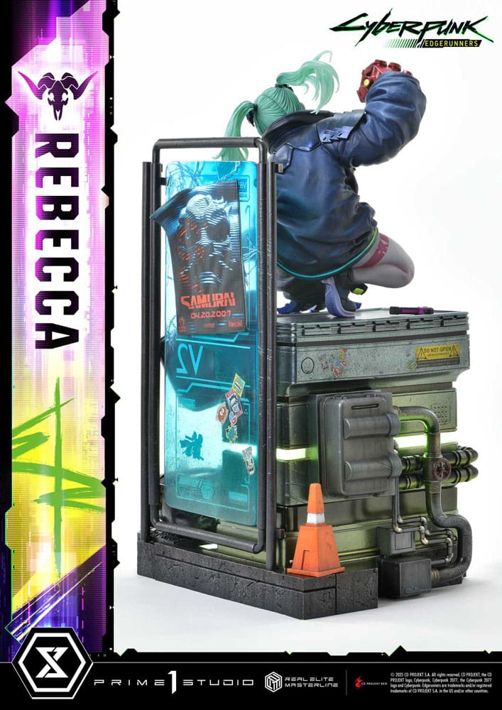 Cyberpunk: Edgerunners Real Elite Masterline Series Statue 1/4 Rebecca Deluxe Version 54 cm
