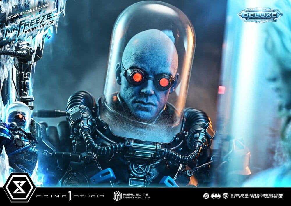 DC Comics Real Elite Masterline Series Statue 1/3 Batman (Comics) Mr. Freeze Heart of Ice (Design by Carlos D'Anda) Deluxe Version 82 cm