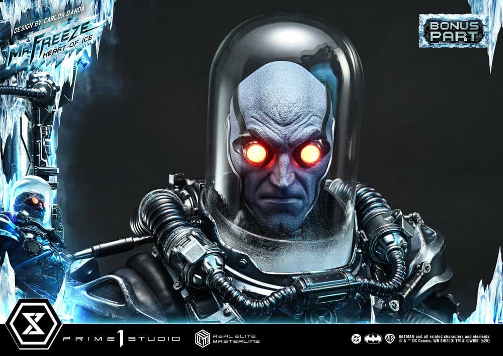 DC Comics Real Elite Masterline Series Statue 1/3 Batman (Comics) Mr. Freeze Heart of Ice (Design by Carlos D'Anda) Deluxe Bonus Version 82 cm