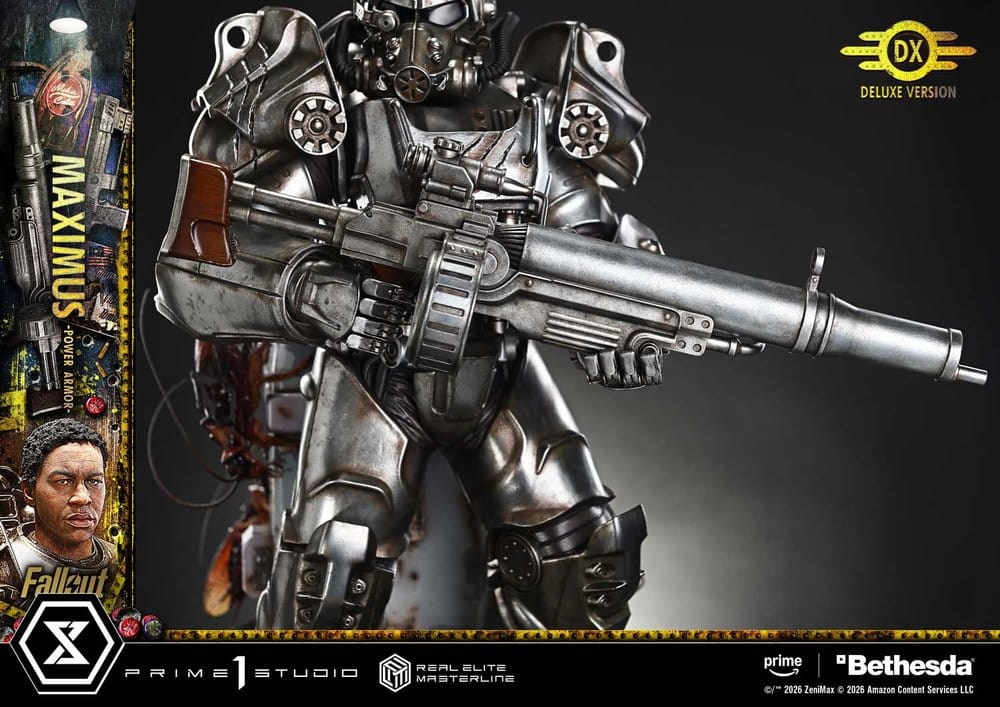 Fallout Real Elite Masterline Statue 1/4 Maximus Power Armor Deluxe Version 67 cm