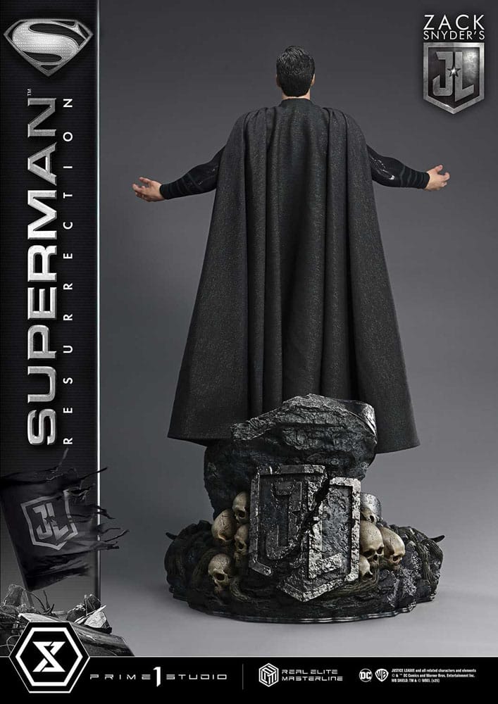 Zack Snyder's Justice League Real Elite Masterline Series Statue 1/3 Superman Resurrection Deluxe Ver. 95 cm