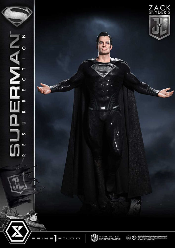 Zack Snyder's Justice League Real Elite Masterline Series Statue 1/3 Superman Resurrection Deluxe Ver. 95 cm