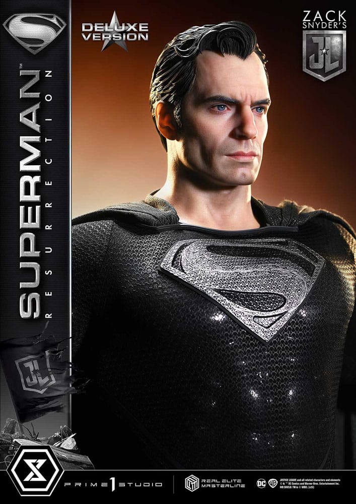 Zack Snyder's Justice League Real Elite Masterline Series Statue 1/3 Superman Resurrection Deluxe Ver. 95 cm