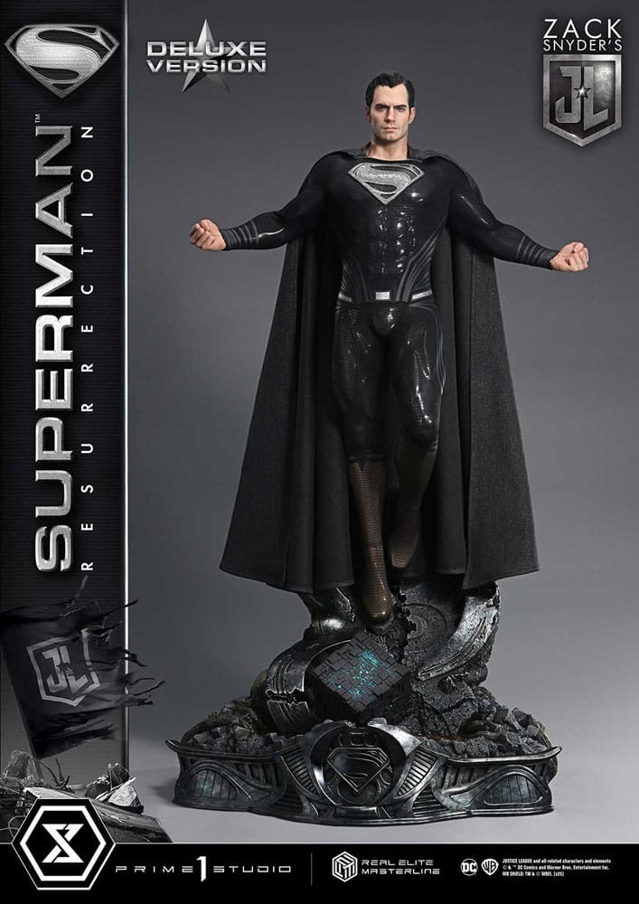 Zack Snyder's Justice League Real Elite Masterline Series Statue 1/3 Superman Resurrection Deluxe Bonus Ver. 95 cm