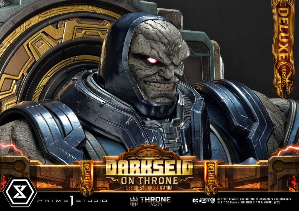 Throne Legacy Series Statue 1/4 Justice League (Comics) Darkseid on Throne Design by Carlos D'Anda Deluxe Bonus Version 65 cm