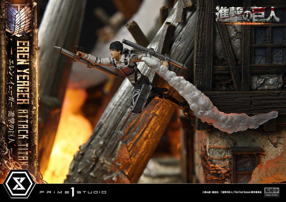 Attack on Titan (TV animation) Ultimate Diorama Masterline Statue Eren Yeager Attack Titan 81 cm