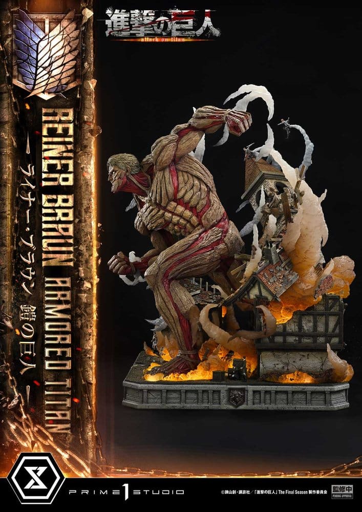 Attack on Titan (TV animation) Ultimate Diorama Masterline Statue Reiner Braun Armored Titan 75 cm