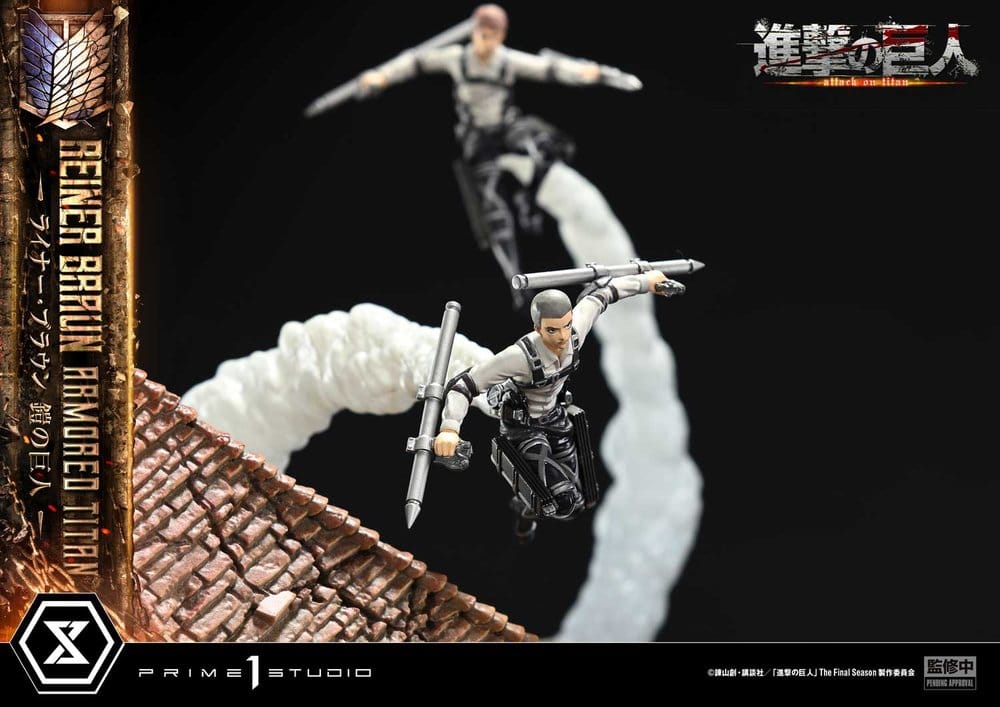 Attack on Titan (TV animation) Ultimate Diorama Masterline Statue Reiner Braun Armored Titan Bonus Version 75 cm