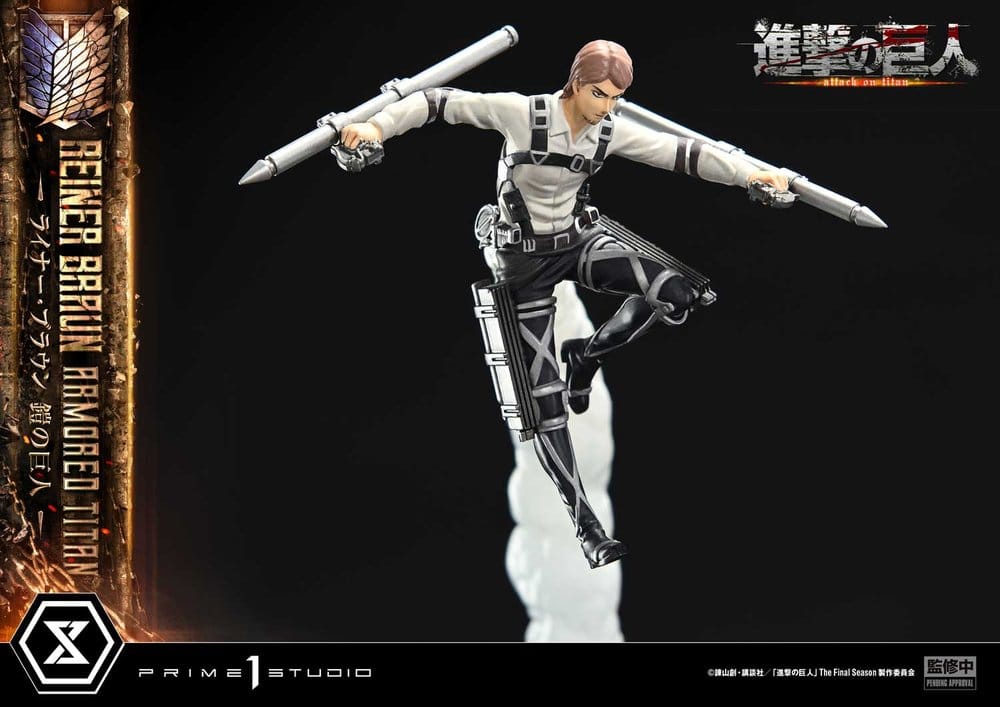 Attack on Titan (TV animation) Ultimate Diorama Masterline Statue Reiner Braun Armored Titan Bonus Version 75 cm