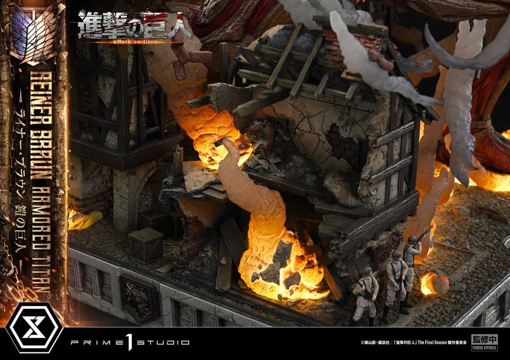 Attack on Titan (TV animation) Ultimate Diorama Masterline Statue Reiner Braun Armored Titan Bonus Version 75 cm