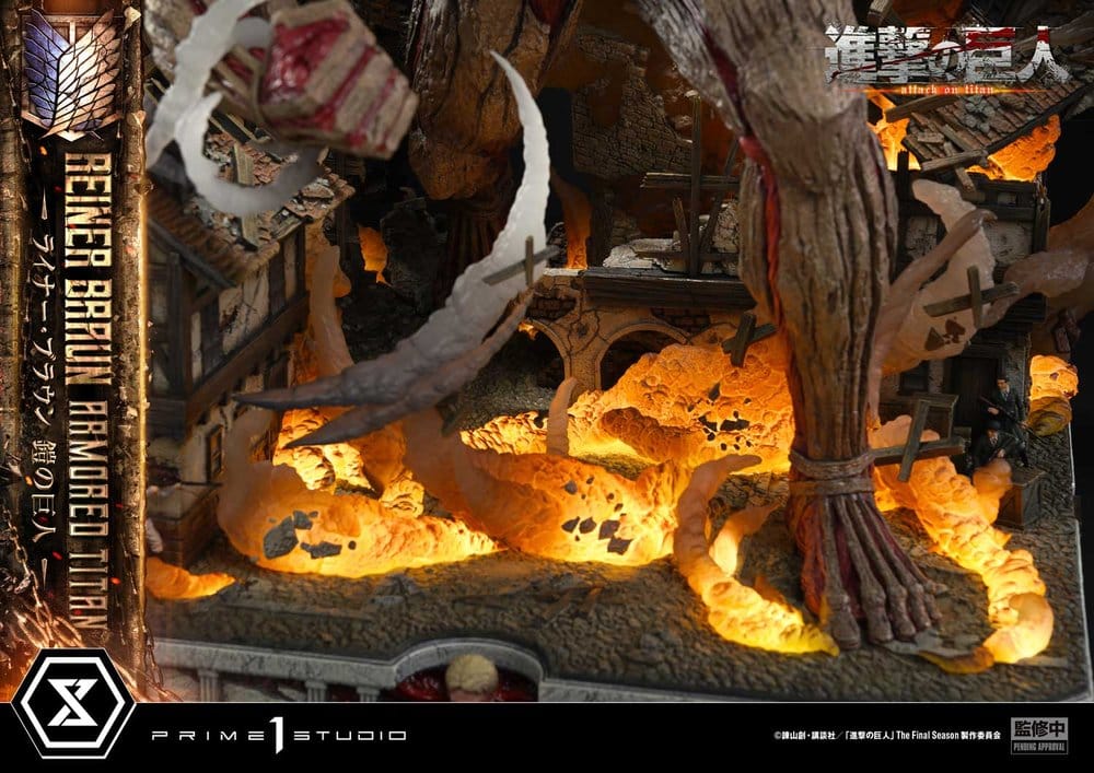 Attack on Titan (TV animation) Ultimate Diorama Masterline Statue Reiner Braun Armored Titan Bonus Version 75 cm