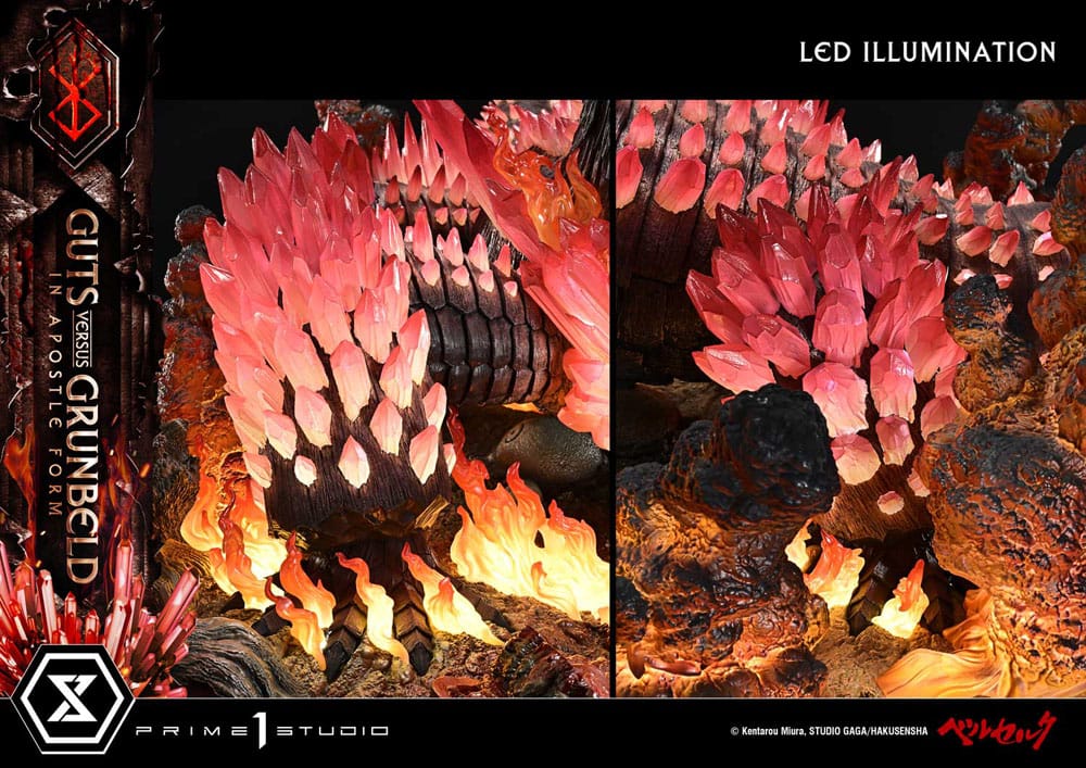 Berserk Ultimate Diorama Masterline Series Statue Berserk Guts vs. Grunbeld in Apostle Form 58 cm