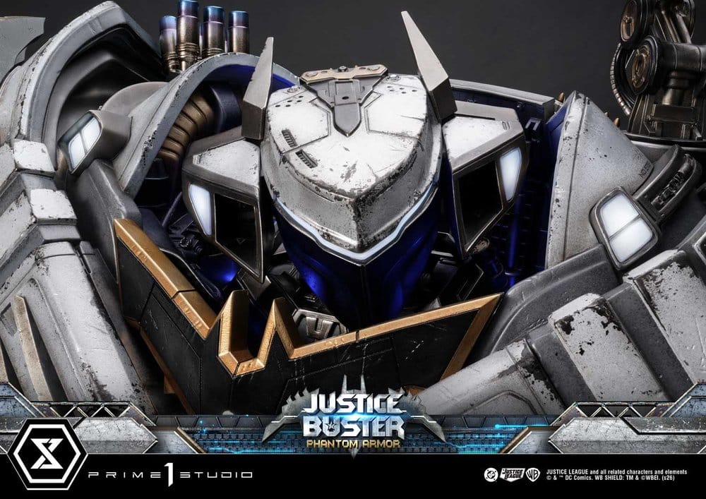 DC Comics Ultimate Museum Masterline Statue Justice Buster: Phantom Armor (Design By Josh Nizzi) 88 cm