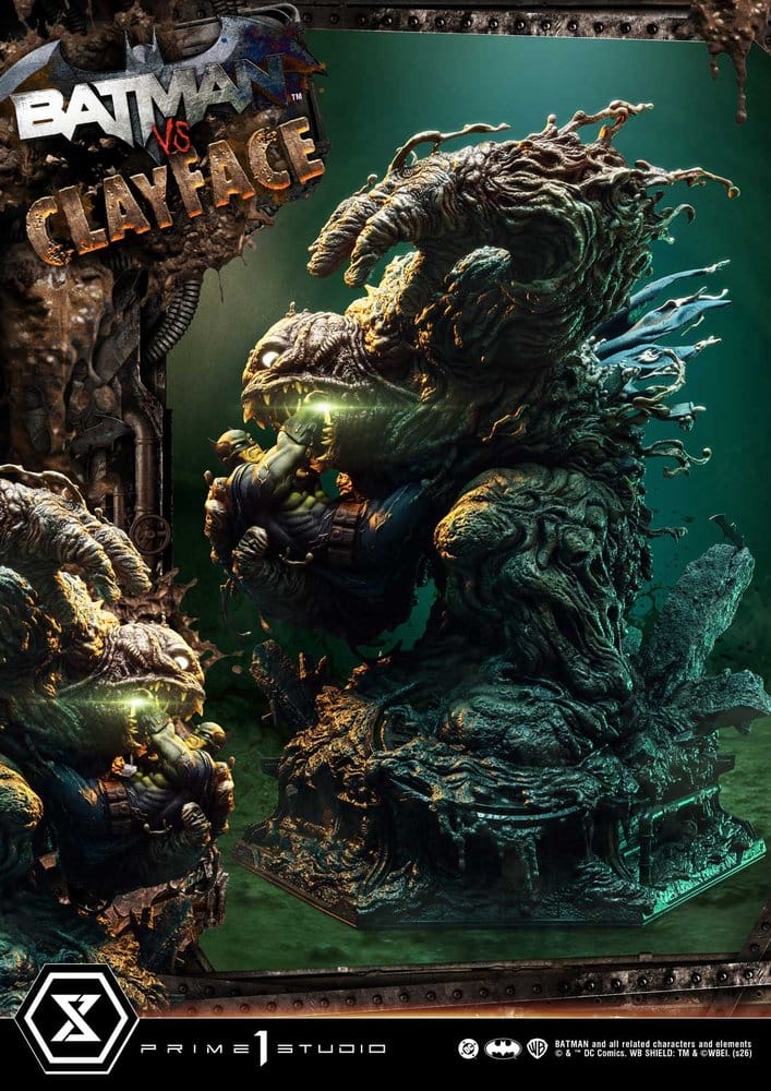 DC Comics Ultimate Premium Masterline Series Statue 1/4 Batman VS Clayface DX Bonus Version 83 cm