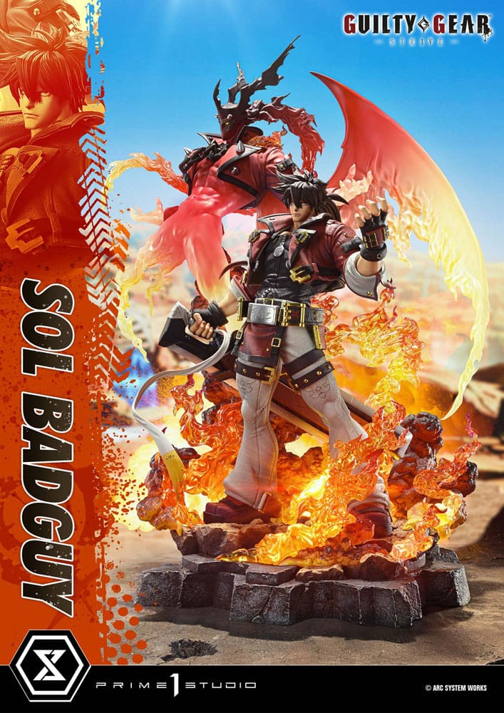 Guilty Gear Strive Ultimate Premium Masterline Series Statue 1/4 Sol Badguy Version 82 cm