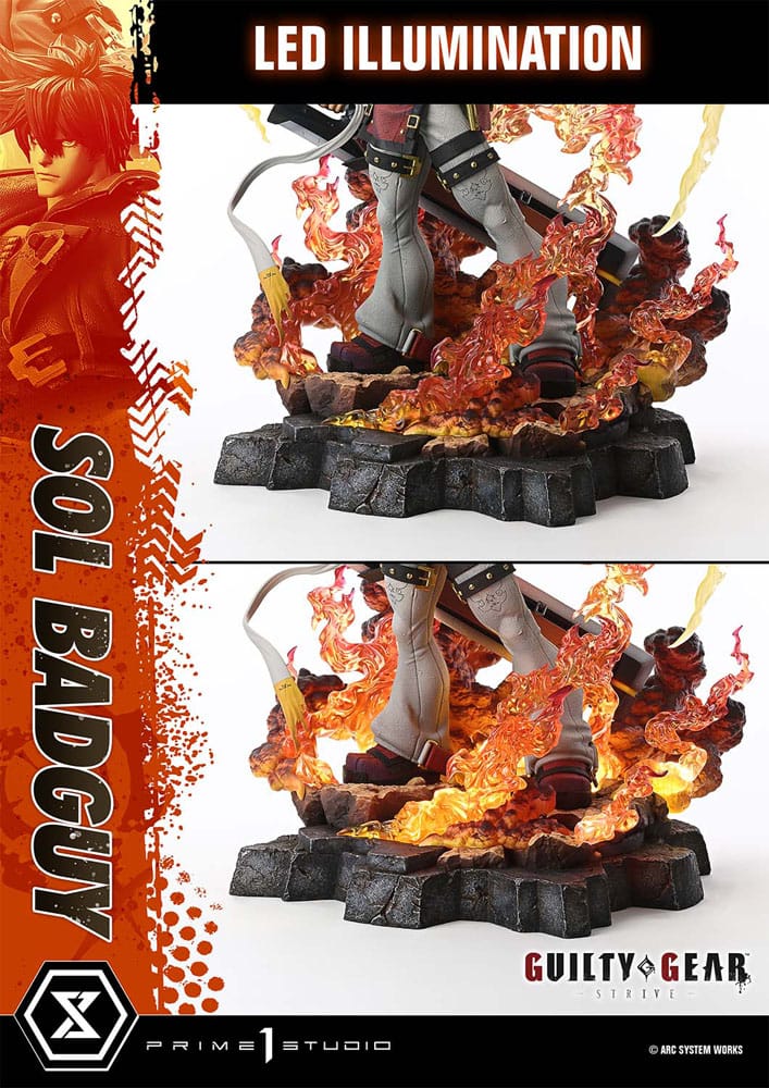 Guilty Gear Strive Ultimate Premium Masterline Series Statue 1/4 Sol Badguy Version 82 cm