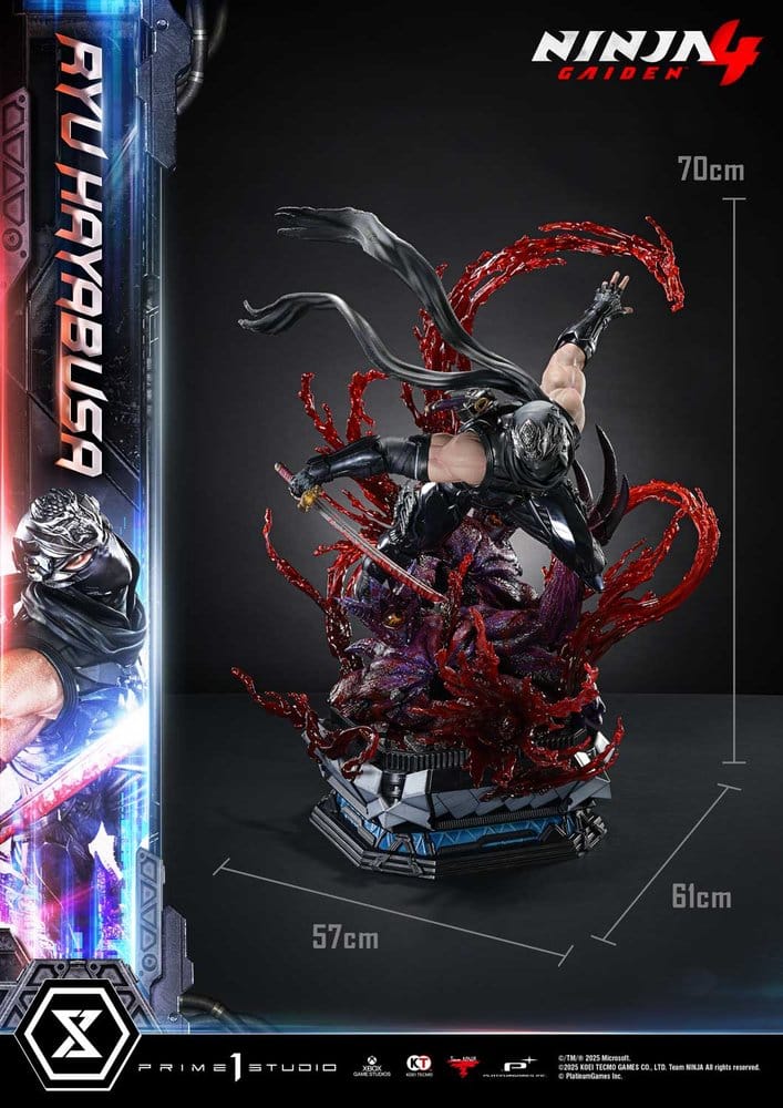 Ninja Gaiden 4 Ultimate Premium Masterline Series Statue 1/4 Ryu Hayabusa Deluxe Bonus Version 70 cm
