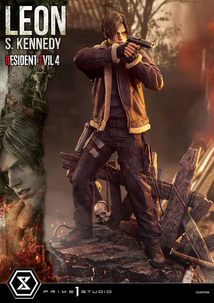 Resident Evil 4 Ultimate Premium Masterline Series Statue 1/4 Leon S. Kennedy 64 cm