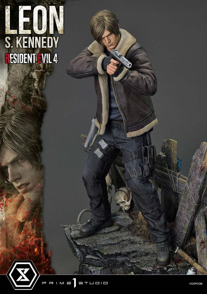 Resident Evil 4 Ultimate Premium Masterline Series Statue 1/4 Leon S. Kennedy 64 cm