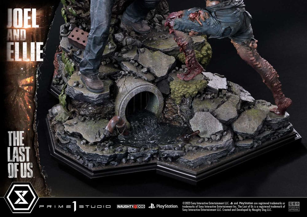 The Last of Us Part I Ultimate Premium Masterline Series Statue Joel &amp; Ellie Deluxe Version (The Last of Us Part I) 73 cm