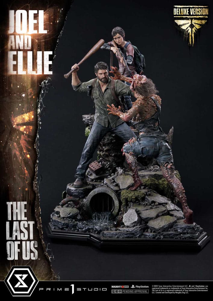 The Last of Us Part I Ultimate Premium Masterline Series Statue Joel &amp; Ellie Deluxe Bonus Version (The Last of Us Part I) 73 cm