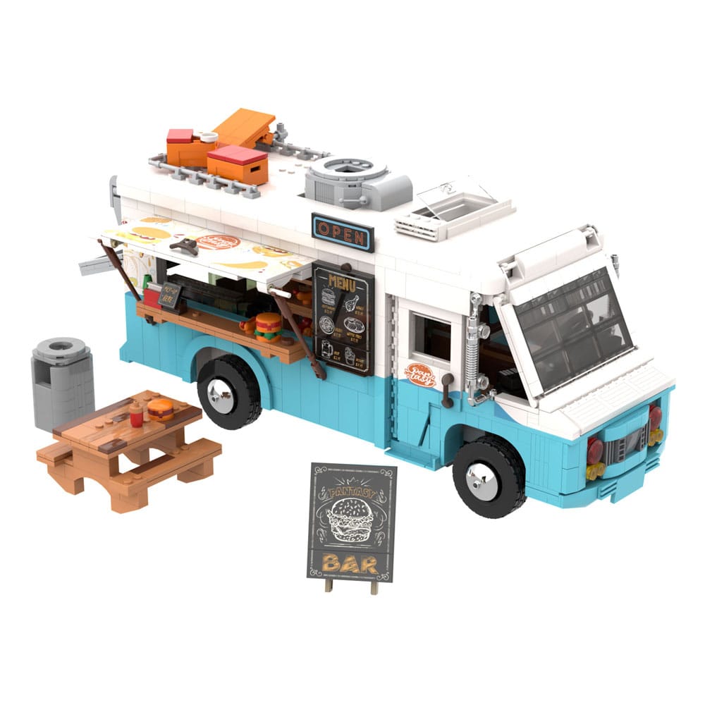 Original-Joyside Series Construction Set Retro Food Truck 19 cm