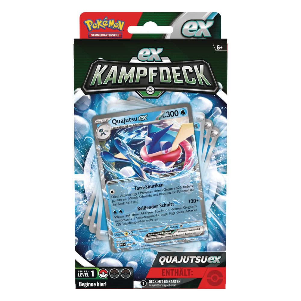 Pokémon TCG EX-Kampfdeck October 2023 Display (6) *German Version*