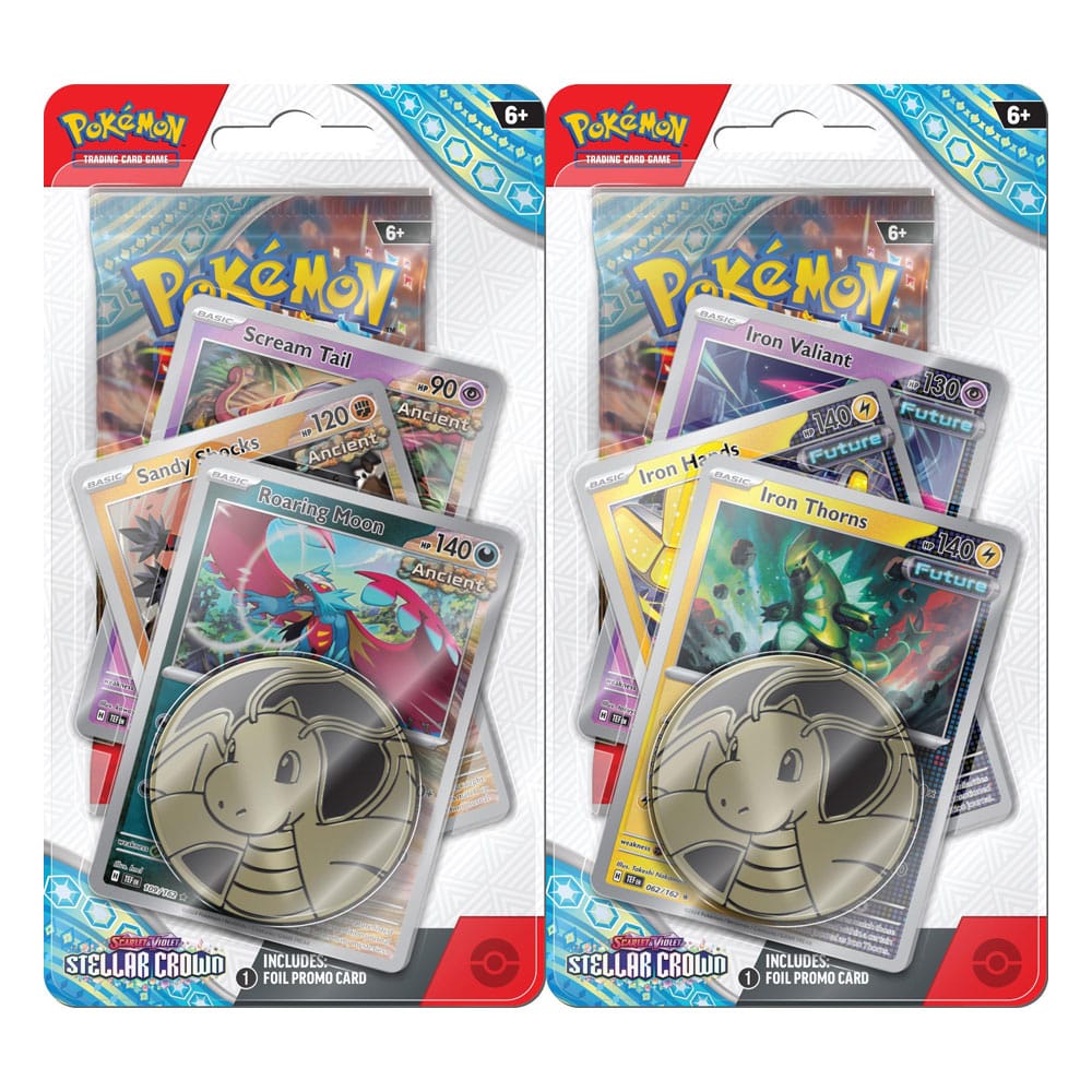 Pokémon TCG Scarlet & Violet 07 Premium Checklane Blister *English Version* Set (2)