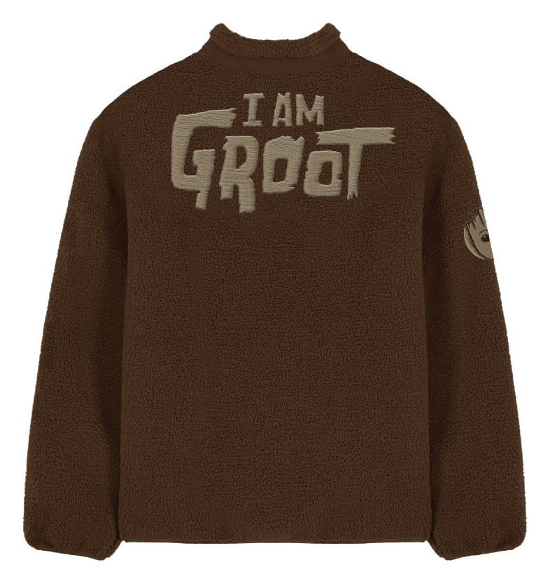 Guardians of the Galaxy Sherpa Jacket I Am Groot Size XL