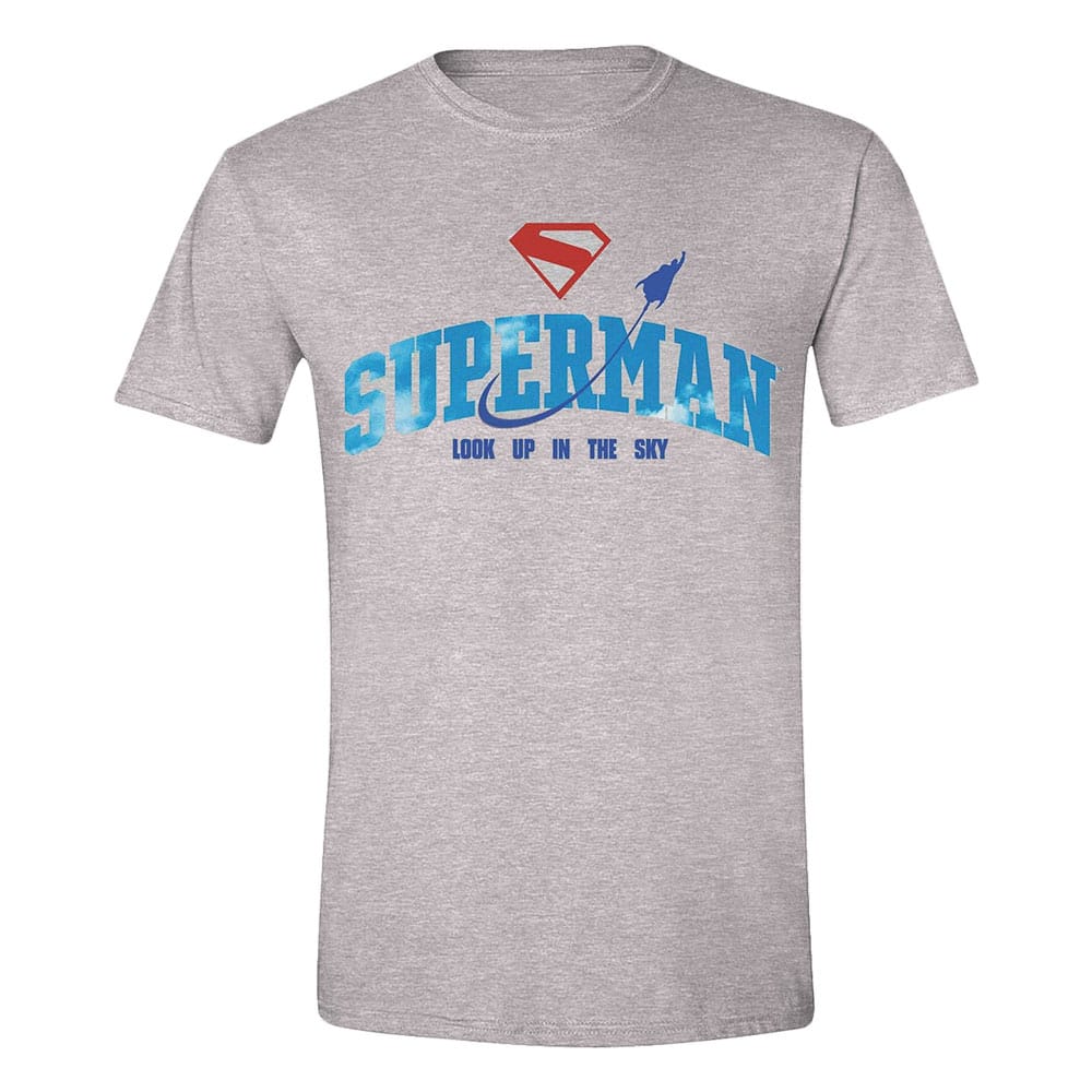 DC Comics T-Shirt Superman Look Up In The Sky Size S