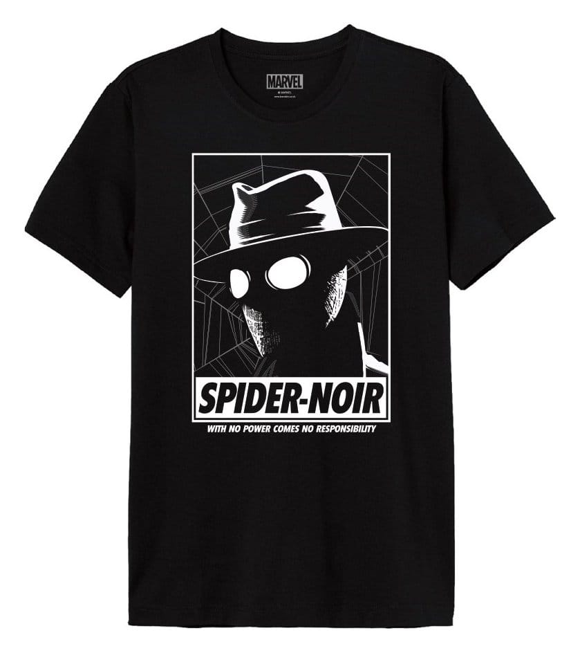 Marvel T-Shirt Spider-Noir Red Banner Cover Size L
