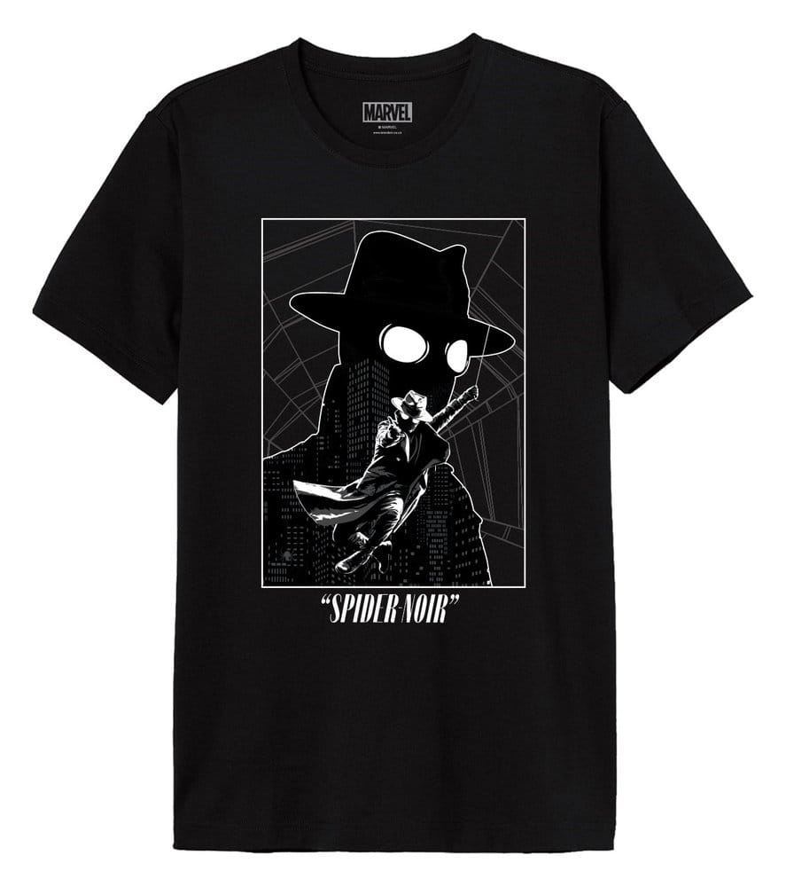 Marvel T-Shirt Spider-Noir Swinging Cover Size S