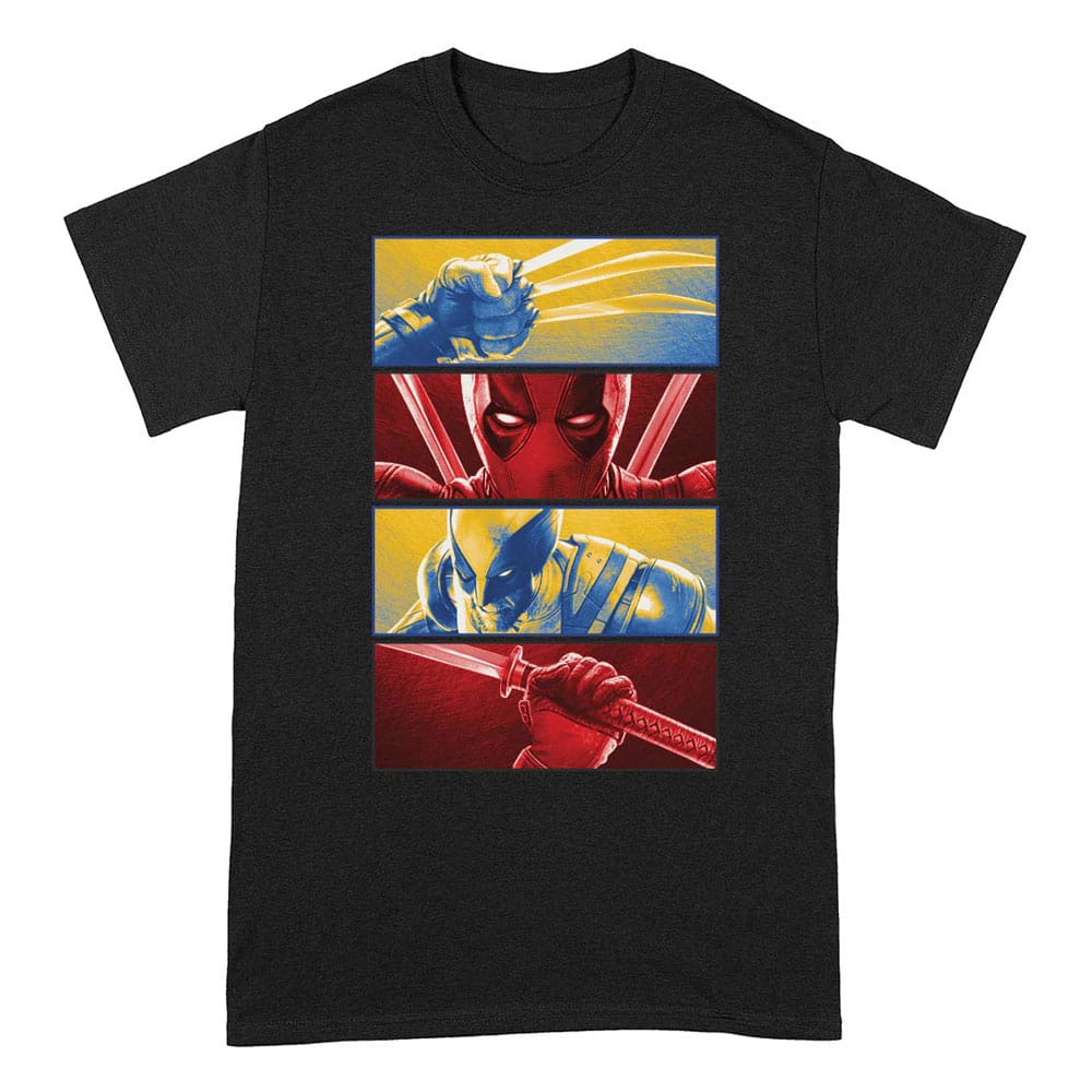 Deadpool T-Shirt Deadpool And Wolverine Boxes Size L