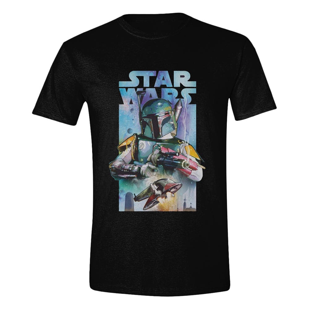 Star Wars T-Shirt Boba Fett Poster Size L