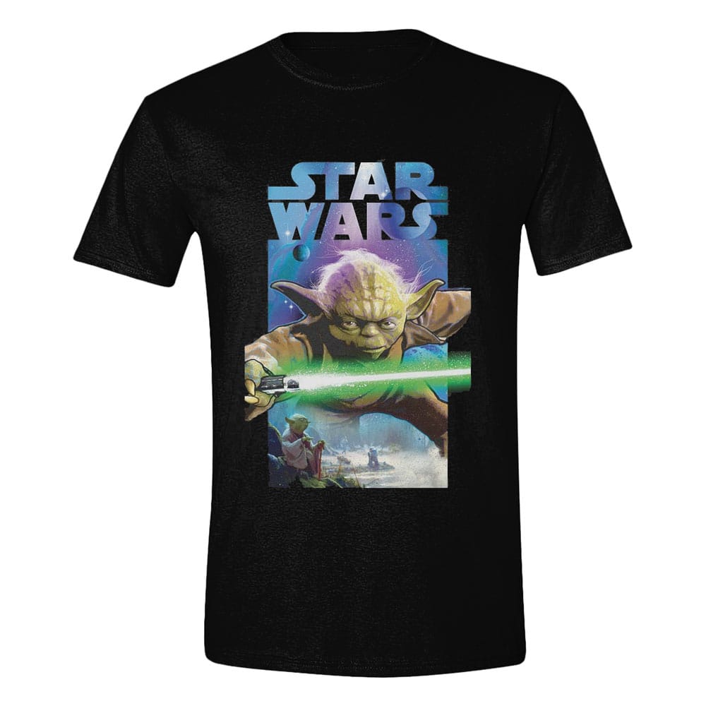 Star Wars T-Shirt Yoda Poster Size S