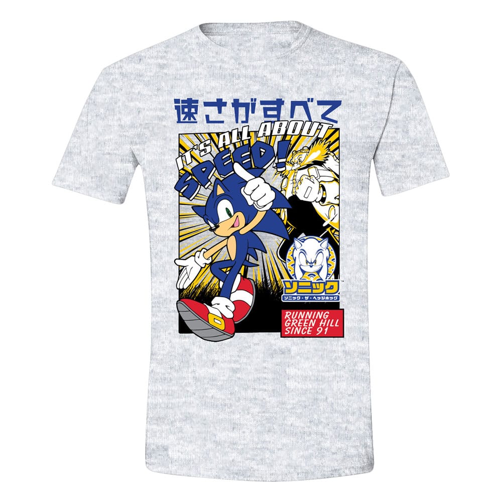Sonic - The Hedgehog T-Shirt Sonic Comic Size L