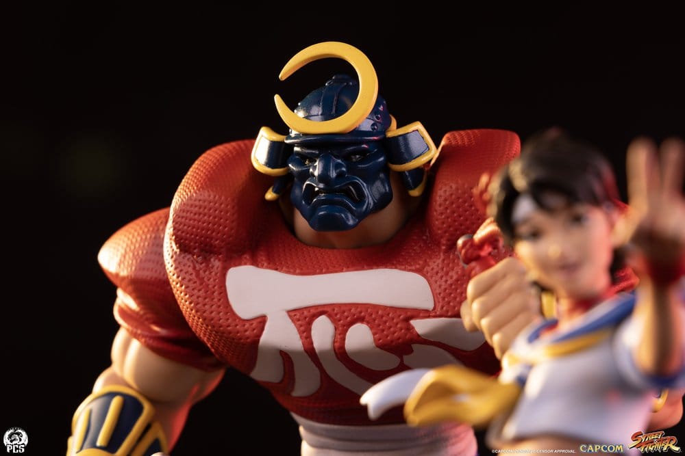 Street Fighter Street Jam Statues 1/10 Sakura & Sodom 22 cm