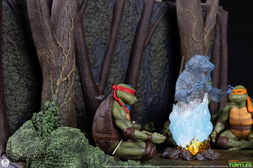 Teenage Mutant Ninja Turtles (Movie Moments) Mini Scale Diorama Splinter's Spirit 36 cm