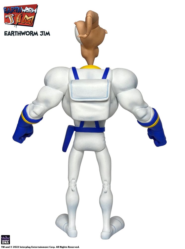 Earthworm Jim Action Figure Wave 1: Earthworm Jim &amp; Snot 15 cm