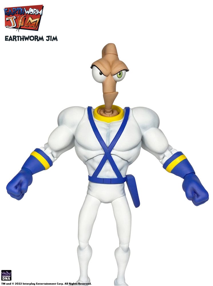 Earthworm Jim Action Figure Wave 1: Earthworm Jim &amp; Snot 15 cm