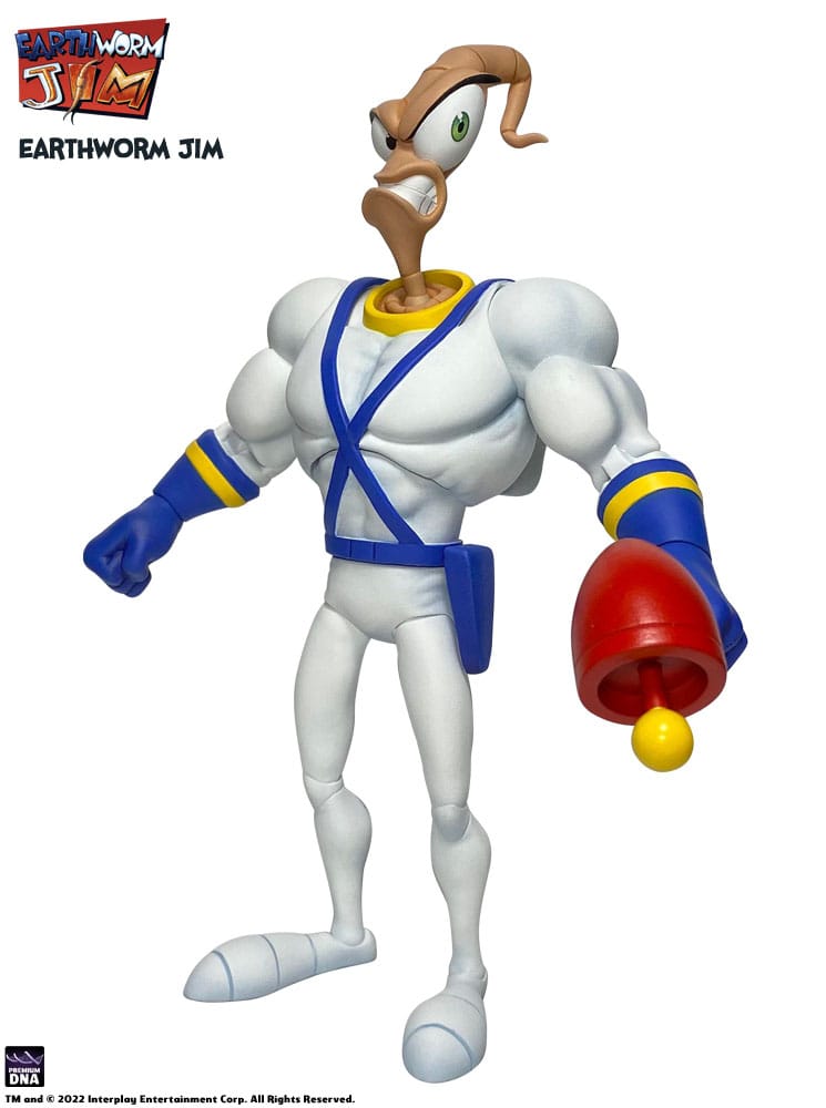 Earthworm Jim Action Figure Wave 1: Earthworm Jim &amp; Snot 15 cm