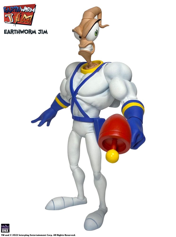Earthworm Jim Action Figure Wave 1: Earthworm Jim &amp; Snot 15 cm