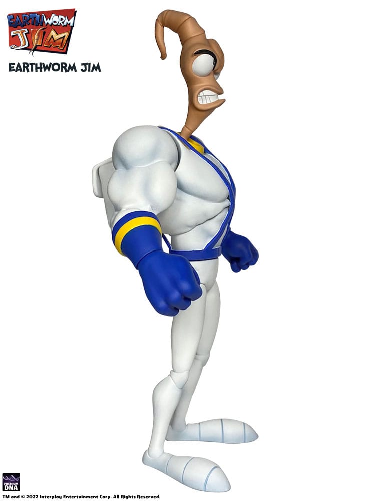 Earthworm Jim Action Figure Wave 1: Earthworm Jim &amp; Snot 15 cm